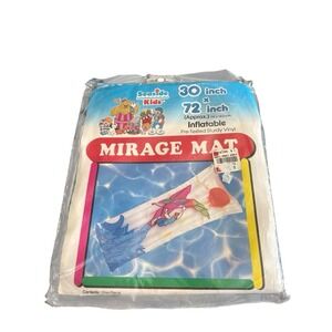 Vintage Seaside Kids Mirage Mat Surfer Pool Float Parasailing Inflatable 30x72